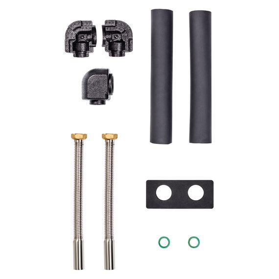 Vaillant Anschlussstutzen G1 1/4 auf flexible Leitung 35mm 2Stk. für Wärmepumpenkreise, Kompatibel mit Vaillant uniTOWER /7, 2 Stück