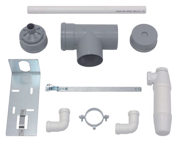 Vaillant Kondenswasserschale für Schornsteinfuß Ø 100 PP, DN 100 aus Polypropylen, für flexible Abgasleitungen, korrosionsbeständig