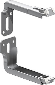 Buderus Standardkonsole 338-1 (SL), Heizkörperbefestigung, Verstellber. 70-85 mm 82282804, Metall, Wandmontage, Schallisolierung