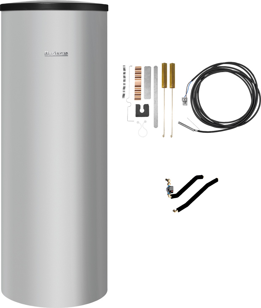 Buderus Logalux MP SU200 S-A, 200 Liter Warmwasserspeicher, inkl. Speicherfühler-Set 7739622473