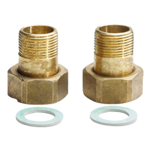 Buderus Anschluss-Verschraubungs-Set für Plattenwärmetauscher BU180M, 4 Stück, G 2" auf R 1 1/2"