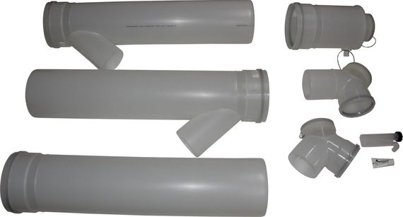 Wolf Grundbausatz MGK-2 Reihe DN160/250, raumluftabhängig, für MGK-2-170/210/250, PP 2651302