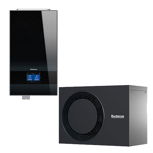 Buderus Luft-Wasser-Wärmepumpe Logaplus M WLW186i-5 AR E, schwarz