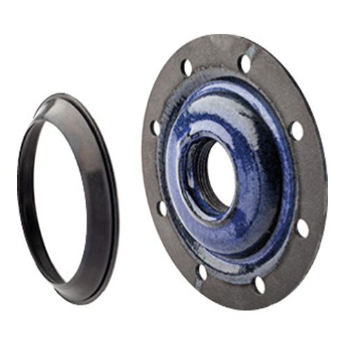 Buderus Flansch mit 1 1/2" Gewinde für Logalux SH290-SH700 Handlochdeckel mit Dichtung