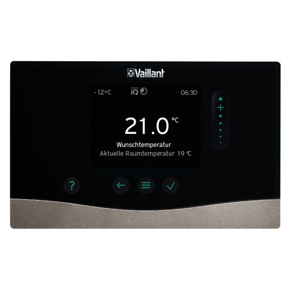 Vaillant VR 92f Funk-Fernbediengerät, Steuerung einer Heizzone/eines Heizkreises, 0020260938
