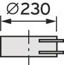Vaillant Klemmschelle für Verlängerung Ø 225/160 für Abgassystem Fassade Ø 160 0020095540
