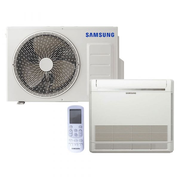 Samsung BAC Split Standtruhe Set Kühlen 3.5 kW | Heizen 4.0 kW AC 035 RNJDK IR R32