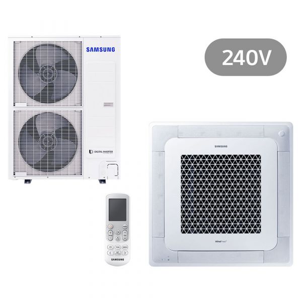 Samsung BAC Split Deckenkassette Wind-Free Set Kühlen 13.4 kW | Heizen 15.5 kW AC 140 RN4DK IR