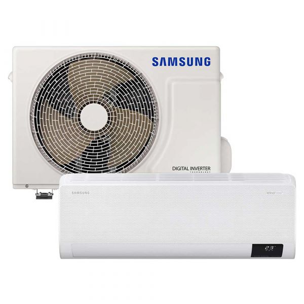 Samsung RAC Split Klimagerät Standard-Windfree Set Kühlen 2.5 kW | Heizen 3.2 kW AR 09 TXFCAWK