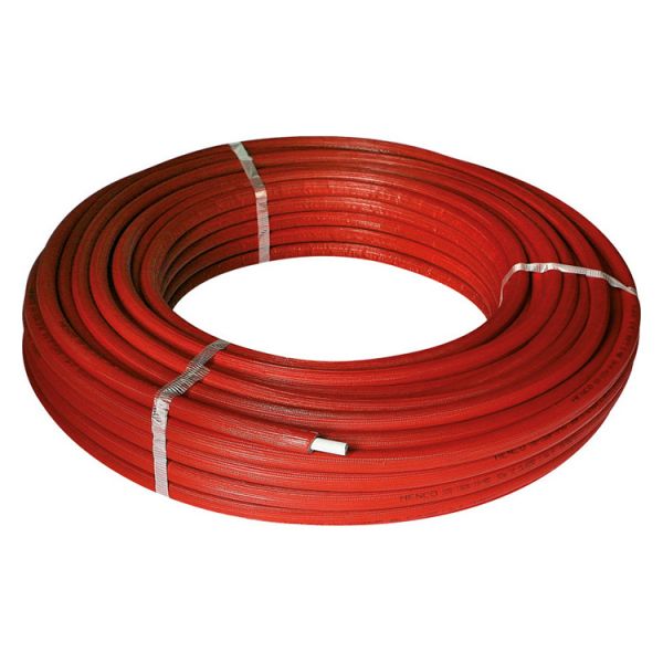 Buderus Henco Rohr 16x2 13mm isoliert rot RIXc (PE-Xc/AL/PE-Xc) Presskontur BE 7738334073