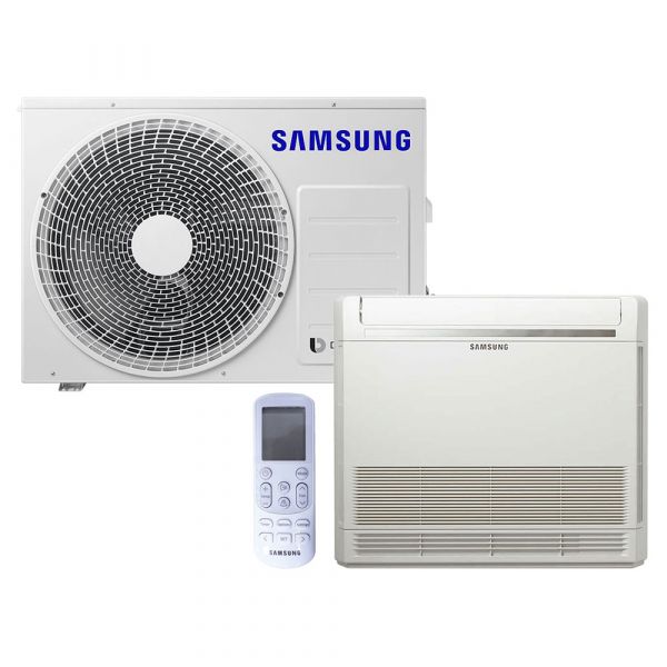 Samsung BAC Split Standtruhe Set Kühlen 5.0 kW | Heizen 5.6 kW AC 052 RNJDK IR R32