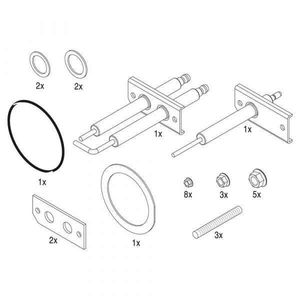 Buderus Service Set KB372 / Condens 7000F 8738805303