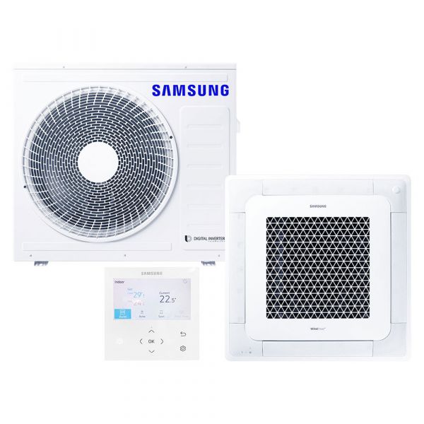 Samsung BAC Split Deckenkassette Wind-Free Set Kühlen 7.1 kW | Heizen 8.0 kW AC 071 RN4DK KB