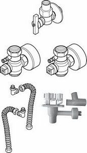 Buderus AS7-UP Anschluss-Set 7, Unterputz GU-BS, Siphon, HU, U-Flex,Speicher unten 7736613435