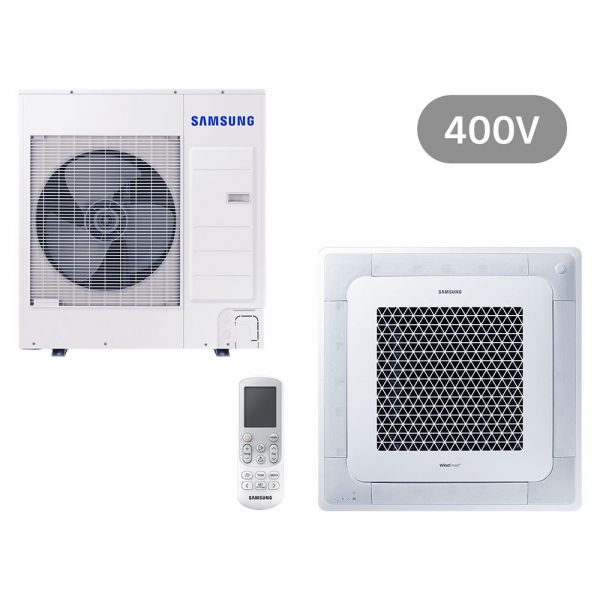 Samsung BAC Split Deckenkassette Wind-Free Set Kühlen 10.0 kW | Heizen 11.2 kW AC 100 RN4DK IR