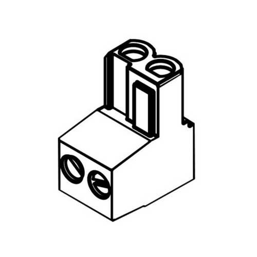 Buderus Anschlussklemme 2-pol braun (5x) 87444040930