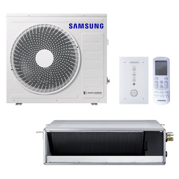 Samsung BAC Split Kanaleinbaugerät Set Kühlen 7.1 kW | Heizen 8.0 kW AC 071 RNMDK IR