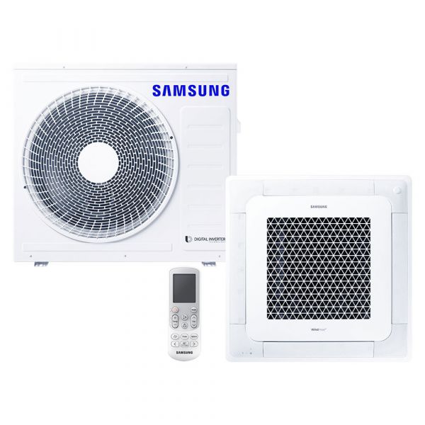 Samsung BAC Split Deckenkassette Wind-Free Set Kühlen 7.1 kW | Heizen 8.0 kW AC 071 RN4DK IR