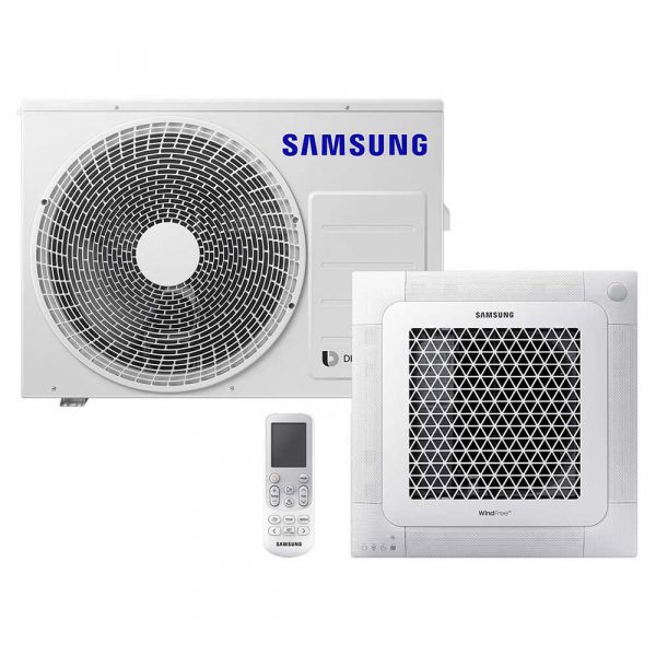 Samsung BAC Split 4-Wege Kassette Wind-Free Set Kühlen 5.0 kW | Heizen 5.5 kW AC 052 RNNDK IR