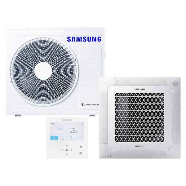 Samsung BAC Split 4-Wege Kassette Wind-Free Set Kühlen 6.8 kW | Heizen 7.5 kW AC 071 RNNDK KB