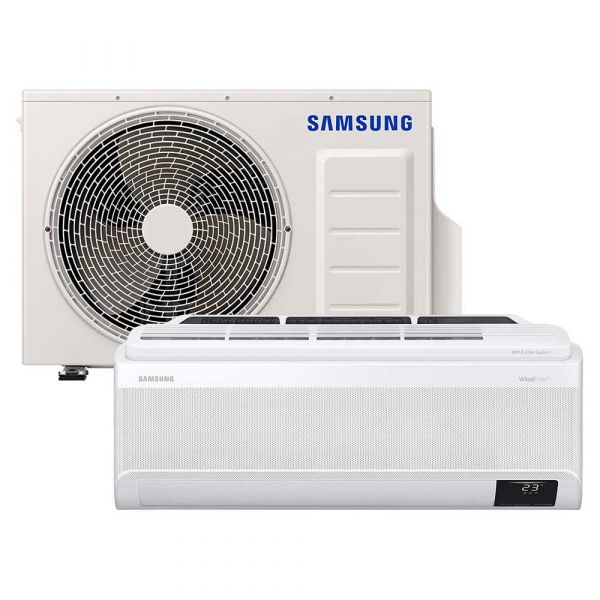 Samsung RAC Split Klimagerät Wind-Free Pure Set Kühlen 3.5 kW | Heizen 4.0 kW AR 12 AXKAAWK