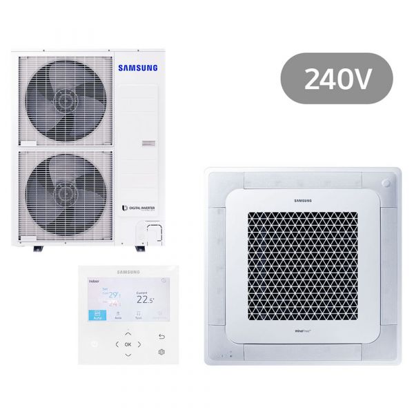 Samsung BAC Split Deckenkassette Wind-Free Set Kühlen 13.4 kW | Heizen 15.5 kW AC 140 RN4DK KB