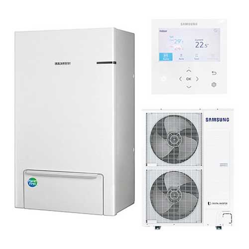 Samsung ECO Wärmepumpe Split 16kW 400V mit Wall-Mounted Hydro Unit