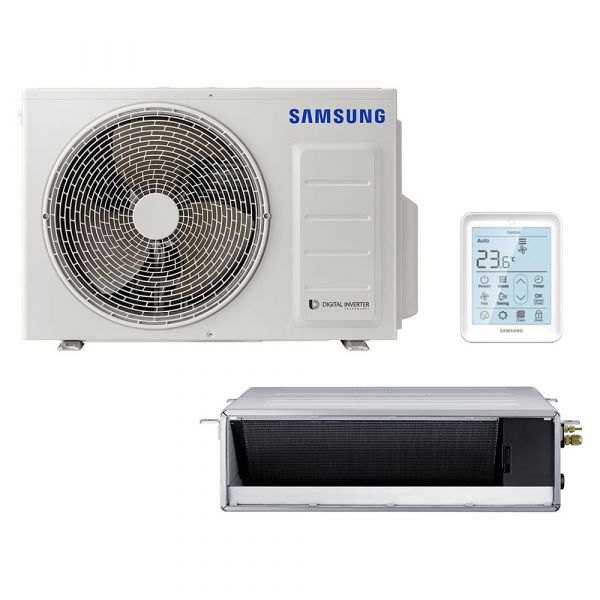 Samsung BAC Split Kanaleinbaugerät Set Kühlen 3.5 kW | Heizen 4.0 kW AC 035 RNMDK SH11N