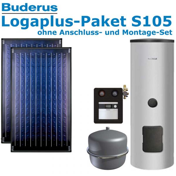 Buderus Logaplus Paket S105 mit 4,74m², 2 SKN4.0-oM, ESM300, SC20/2