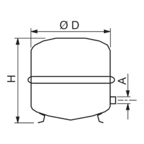 Viessmann Membran-Ausdehnungsgefäss H35 white 7938083