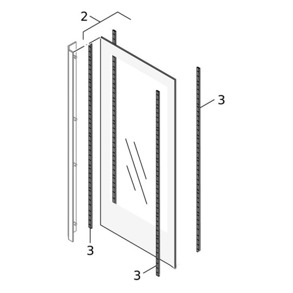 Buderus Blueline 4 / 5 Glasscheibe 63016384