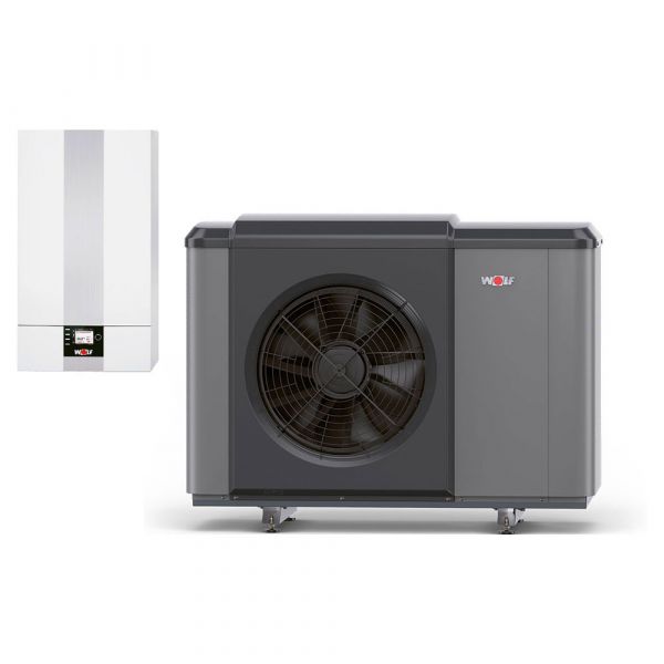 Wolf CHA-Monoblock 16/20 (400V) mit E-Heizelement 9kW Luft-Wasser-Wärmepumpe